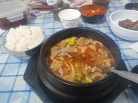 운천시장 6000원 옛날순대국