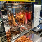 부산 부전시장 한 마리 11000원 오리 바베큐