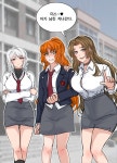 림버스싱클레어의 정자로 임신해버린 로쟈와 오티스 그림모음