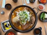 오랜만에 먹은 감자탕