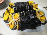 직장에서 3천원씩 걷어서 해먹는 점심 잔치국수 계란말이국수