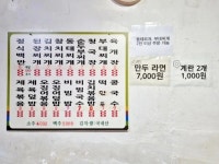 요즘 sns에서 핫한 충청도식당 라면백반
