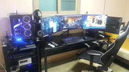 트리플 모니터 구성했습니다