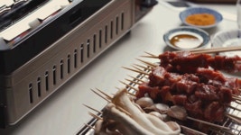 이웃집 혼밥러 양꼬치를 집에서 feat직화버너 움짤데이터