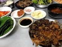 대구 칠성시장에서 먹은 연탄불고기