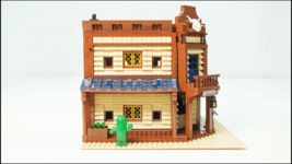 레고창작 서부살롱