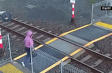 철도 건널목을 건너갈때 주의해야 하는 곳