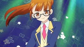 안경 벗고 변신하면 귀여워지는 여자아이