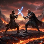 스타워즈 AI야 시스의 복수에 PC요소 넣어서 리메이크해줘