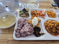 신중동역 한식뷔페 혼밥