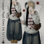 ccomeng - 노블레터링스타프린팅오버핏긴팔맨투맨(4color) - 코디북 노블레터링스타프린팅오버핏긴팔맨투맨(4color)