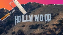 The Hollywood sign is turning 100 - and is being repainted - BBC Newsround The Hollywood sign is turning 100 - and is being repainted