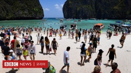 환경: 영화 더비치 촬영지 태국 마야 베이 2021년까지 폐쇄 - BBC News 코리아