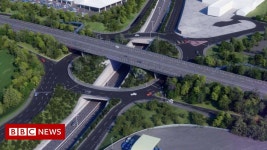 Milestone for triple-decker A19/A1058 roundabout work - BBC News Milestone for triple-decker A19/A1058 roundabout work