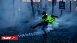 France yellow vest protesters defy government to gather