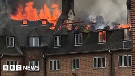 Newcastle arson arrest after serious fire at Henderson Old Hall - BBC News Newcastle arson arrest after serious fire at Henderson... 