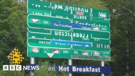 Is this road sign in Canada the worlds most confusing? - BBC News Is this road sign in Canada the worlds most confusing?