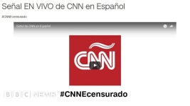 CNN Spanish service moves to YouTube after Venezuela ban - BBC News CNN Spanish service moves to YouTube after Venezuela ban