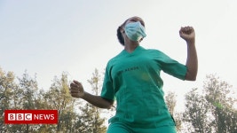 Covid-19 in Kenya: How Zumba dancing is helping frontline workers