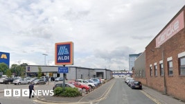 Ashton-under-Lyne stabbing: Man, 18, stabbed in Aldi car park - BBC News Ashton-under-Lyne stabbing: Man, 18, stabbed in Aldi car... 