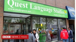 IELTS: Nigerians dey sign petition to scrap English language test - BBC News Pidgin Nigerians dey sign petition to scrap English... 