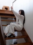 이프어데이 레스트 핀턱 와이드 코튼팬츠 - 5size