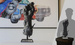 Sideshow 700222 - 이글루토이 사이드쇼 업라이즈 피스트 파인 아트 스태츄 Eaton x Sideshow 700222