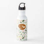 Friendship Fox-Rabbit_BgWhite Water Bottle by miavaldez | Redbubble Friendship Fox-Rabbit_BgWhite Water Bottle by miavaldez