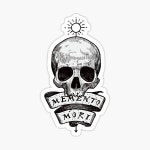Memento Mori Sticker for Sale by Hknwblddesign | Redbubble Memento Mori Sticker for Sale by Hknwblddesign