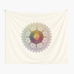 Metatrons Cube with Merkabah and Flower of Life Tapestry for Sale by Lilyas | Redbubble Metatrons Cube with Merkabah and... 