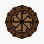 Kolovrat Sticker by nikolaj1301 | Redbubble Kolovrat Sticker by nikolaj1301