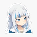Stickers sur le thème Gawrgura | Redbubble Stickers sur le thème Gawrgura