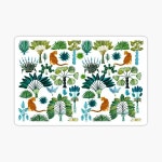 Jungle Illustration  Sticker by MarcSabuncu | Redbubble Jungle Illustration  Sticker by MarcSabuncu