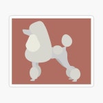 Silver royal poodle mom lover vintage Sticker for Sale by SoulfulT | Redbubble Silver royal poodle mom lover vintage Sticker... 