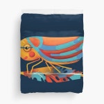 Candy-striped Leafhopper Duvet Cover by karin | Redbubble Candy-striped Leafhopper Duvet Cover by Karin Taylor