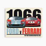 Ford Vs Ferrari Canvas Print for Sale by Armands17 | Redbubble Ford Vs Ferrari Canvas Print for Sale by Armands17