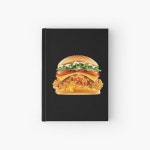 Crispy Chicken Burger With Melted Cheese Journal for Sale by NiftyTrinket | Redbubble Crispy Chicken Burger With Melted Cheese... 