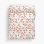 Retro flowers pattern 001 Duvet Cover by BlueLela | Redbubble Retro flowers pattern 001 Duvet Cover by BlueLela