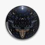 Deer Dream Pin by episodicDrawing | Redbubble Deer Dream Pin by episodicDrawing