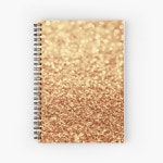 gold Spiral Notebook by Ingz | Redbubble gold Spiral Notebook by Ingrid Beddoes