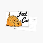 Fat Cat Postcard for Sale by AmazingArtMandi | Redbubble Fat Cat Postcard for Sale by AmazingArtMandi