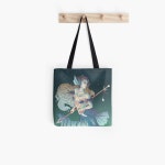 Mermaid Warrior Tote Bag by victoriaeng | Redbubble Mermaid Warrior Tote Bag by Victoria Eng