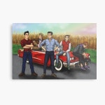 Five Bros, One Car Metal Print by artisticrainey | Redbubble Five Bros, One Car Metal Print by artisticrainey