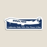 아세울투어 | "Pan Am Retro Style" Magnet for Sale by darryldesign | Redbubble "Pan Am Retro Style" Magnet for Sale by darryldesign