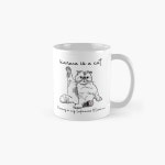 Karma is a cat purring in my lap cause it loves me  Coffee Mug for Sale by JonBoyApparel | Redbubble Karma is a cat purring in... 