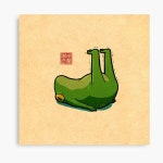 yoga frog feet up Viparita Karani pose Canvas Print for Sale by DingHuArt | Redbubble yoga frog feet up Viparita Karani pose... 