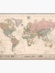 Vintage Map of The World (1852) Throw Blanket by BravuraMedia | Redbubble Vintage Map of The World (1852) Throw Blanket by... 