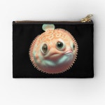 Puffer Fish. Japanese Puffer Artwork Zipper Pouch for Sale by Obinne | Redbubble Puffer Fish. Japanese Puffer Artwork... 