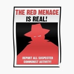 The Red Menace Propaganda Poster Poster for Sale by Daniel Johnson | Redbubble The Red Menace Propaganda Poster Poster for... 