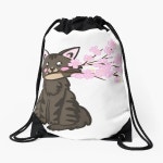 Cherry Blossom for you  Drawstring Bag for Sale by Apumpkin-Doodle | Redbubble Cherry Blossom for you  Drawstring Bag for... 